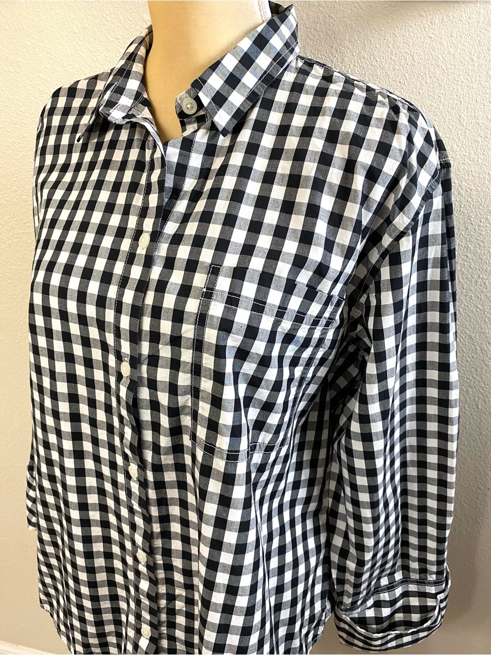 J. Crew Garcon Shirt in Gingham Cotton Poplin - Picture 5 of 11